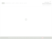 Tablet Screenshot of blumen-bauchinger.at